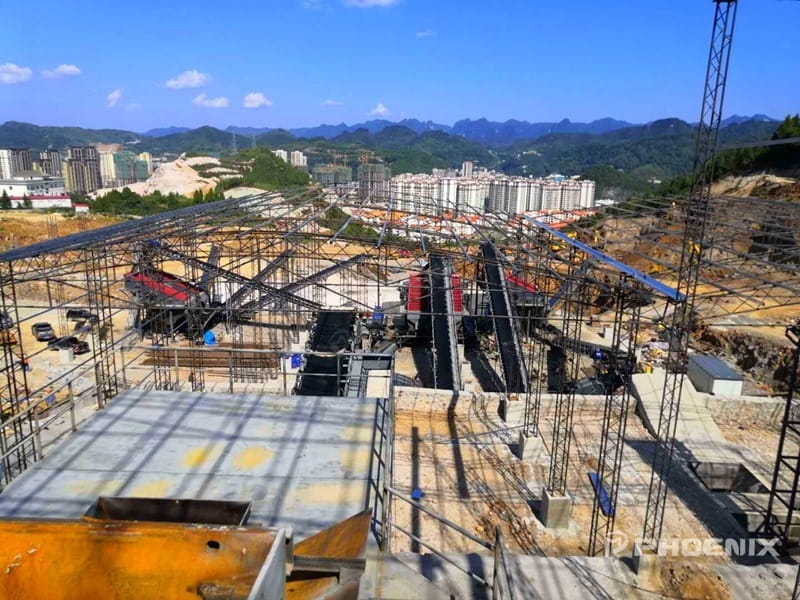 <b>時產(chǎn)500t石灰石破碎生產(chǎn)線籌建試運行</b>